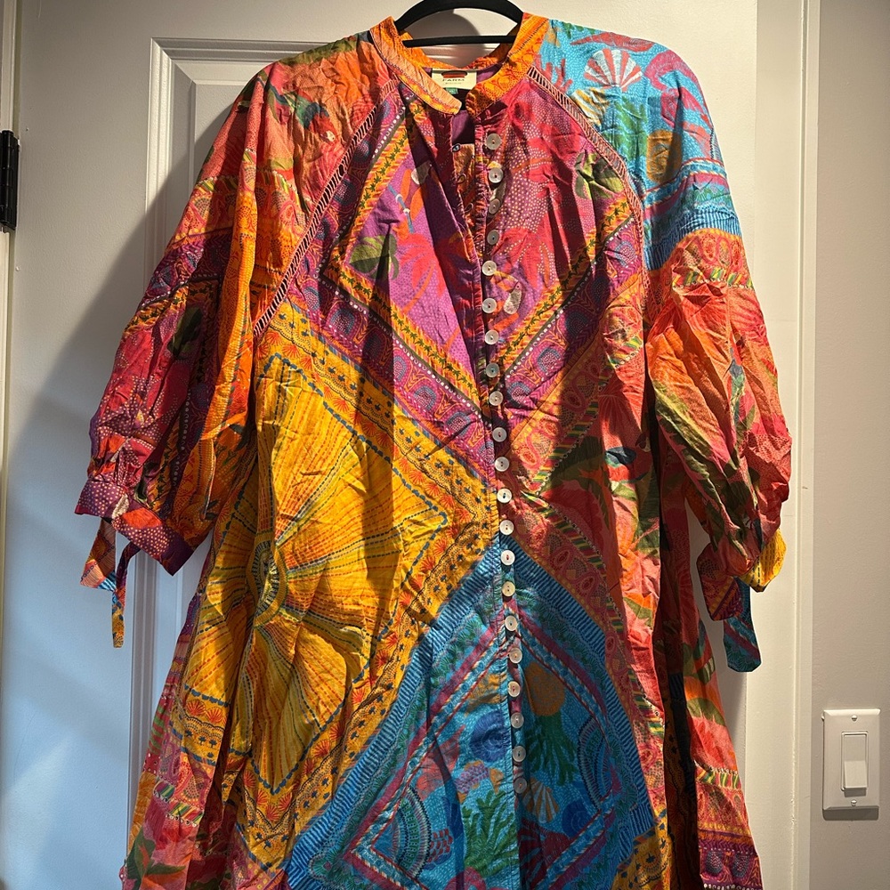 Farm Rio multicolored dress